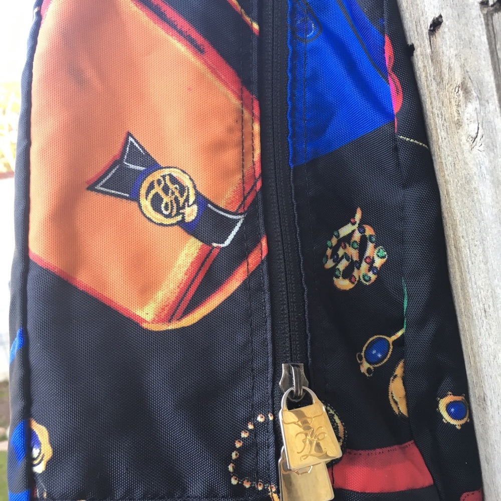 Karl Lagerfeld Vintage Reversible Backpack Nylon - Picture 7 of 8